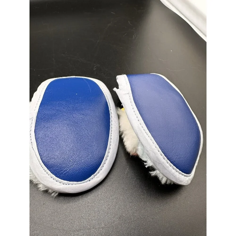 16” 18” 2 Pairs Of‎ Doll Slippers Penguin Blue White And Red With Squeaker CPK